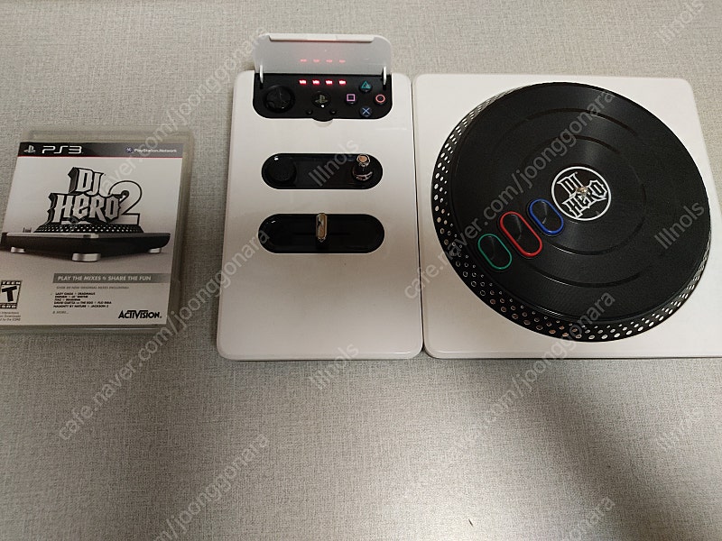 ps3 dj hero2 디제이 히어로2 컨트롤러 + 시디 세트 4만