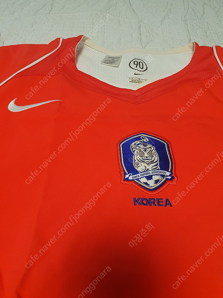 나이키 대한민국 국대 유니폼 홈 04-06 M사이즈 노마킹 극미급 판매합니다. (안정환, 박지성) 이미지