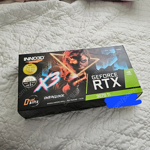 Inno3d Rtx3070ti 그래픽 카드 팝니다.