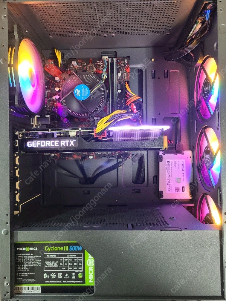 [중고]인텔 11400F/RTX2060/RTX3060/RTX3060Ti/RTX3070/RTX4060 주식용,사무용,게이밍 PC 본체 데스크탑 판매