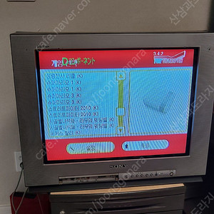 레트로게임용 브라운관 sony kv 21da1 팝니다.