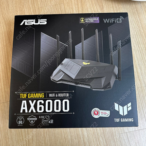 ASUS TUF Gaming AX6000 대원씨티에스 국내정발 유뮤선공유기 판매합니다