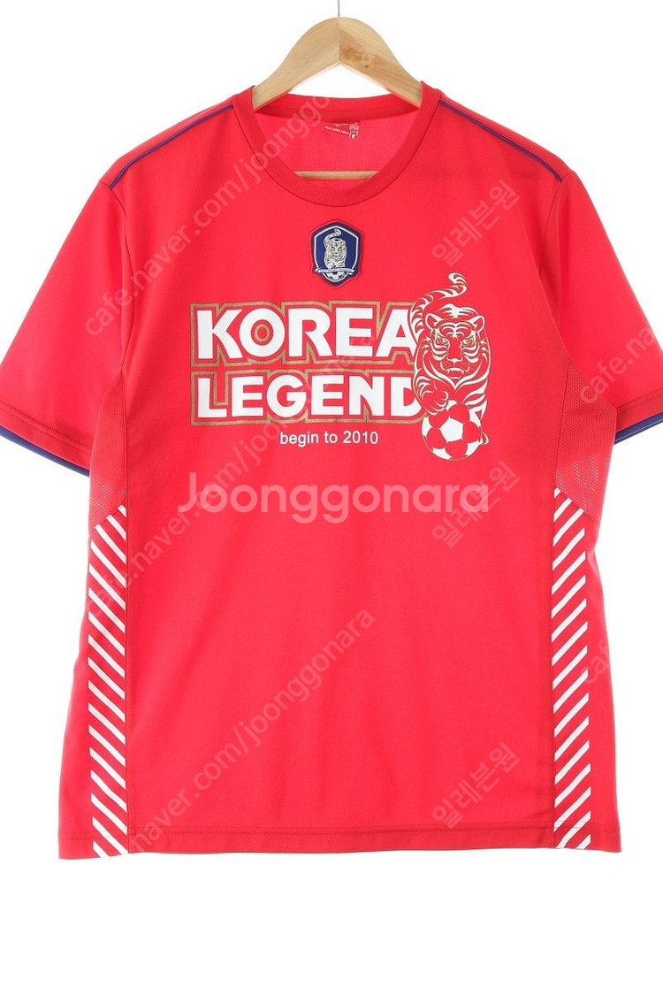 (L) 브랜드빈티지 반팔 티셔츠 레드 국가대표 축구팀 ...--0