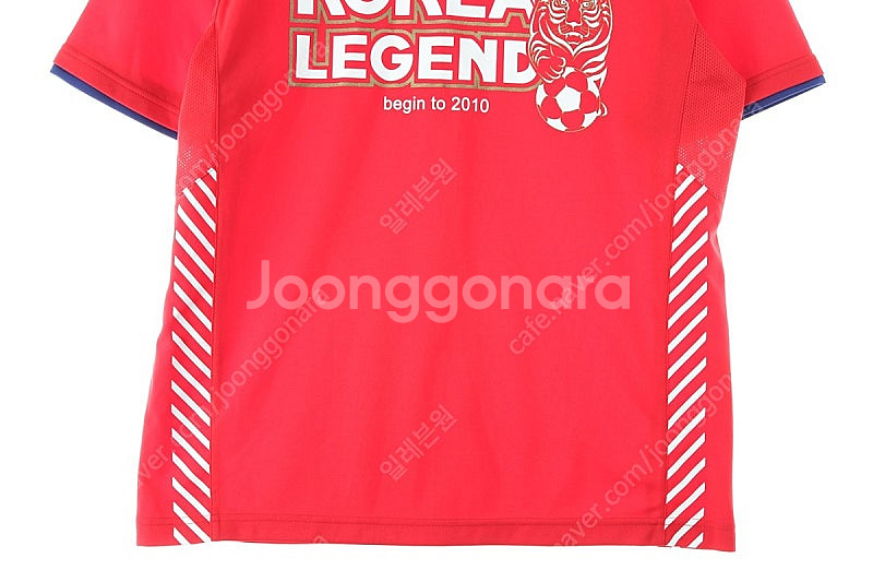 (L) 브랜드빈티지 반팔 티셔츠 레드 국가대표 축구팀 ...--2