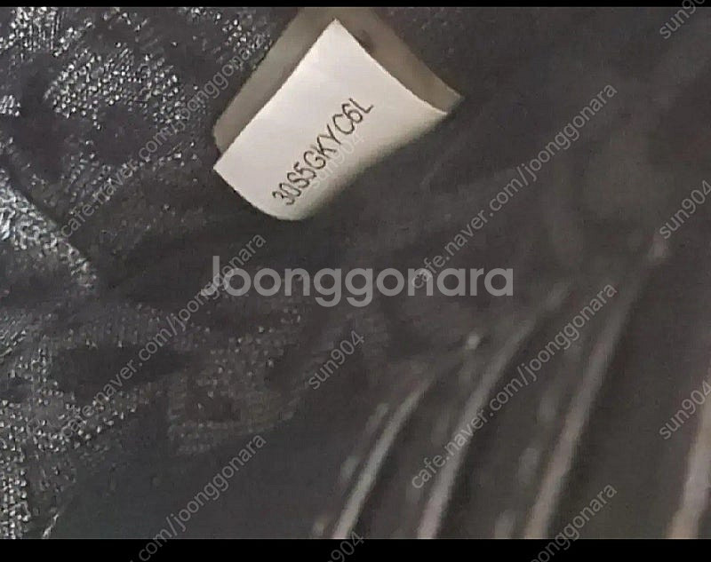 마이클코어스가방 소가죽 체인숄더백 블랙레더백--3