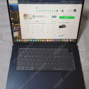 맥북에어 15 MacBook Air M2 미드나이트 110만원