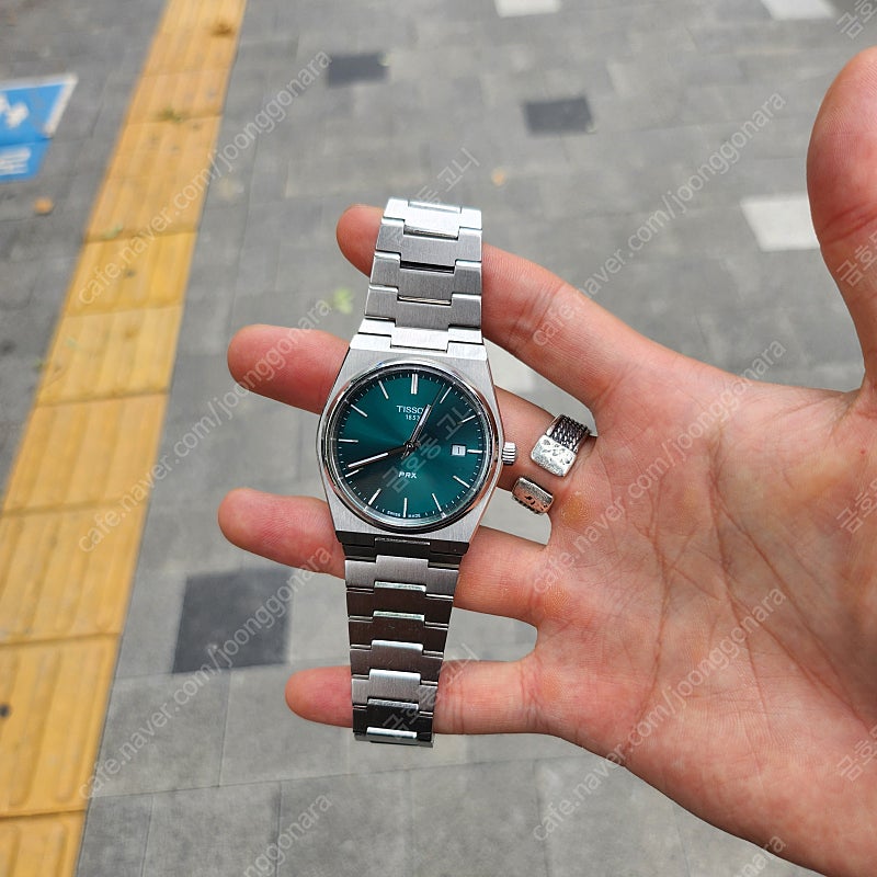 티쏘 prx 40mm 녹판 판매합니다