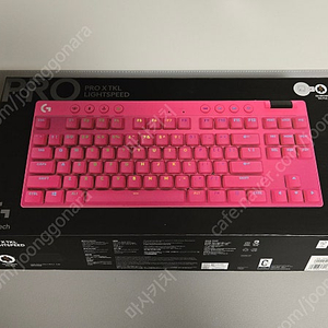 로지텍 G PRO X TKL 핑크+정품키보드루프