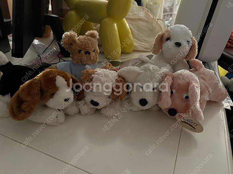 고전인형 강아지 소형--0