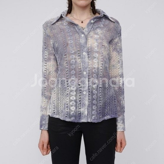 [40] 아워레가시 크로셰 코튼 셔츠--0