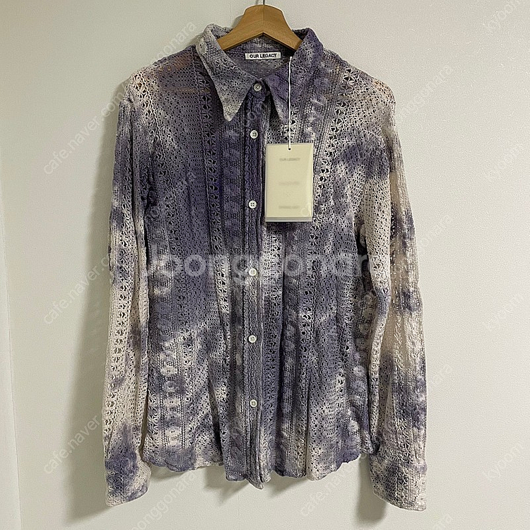 [40] 아워레가시 크로셰 코튼 셔츠--3