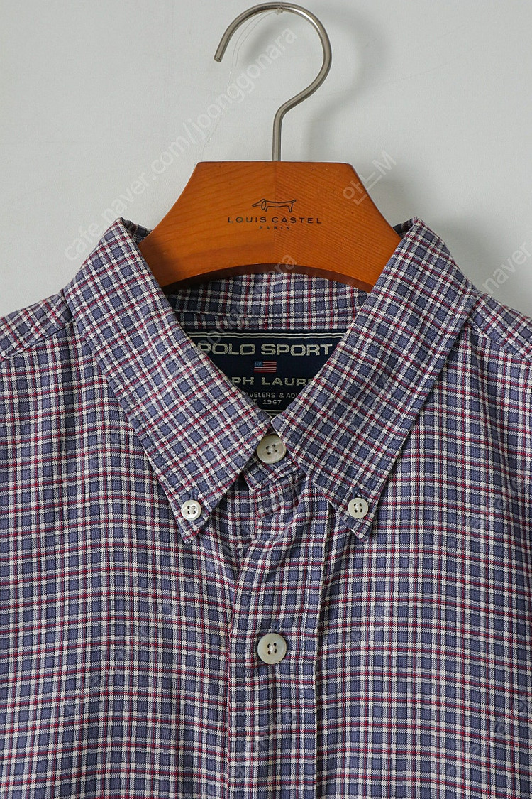 105-110)폴로 정품 남성 타탄체크 남방-1.3만--1