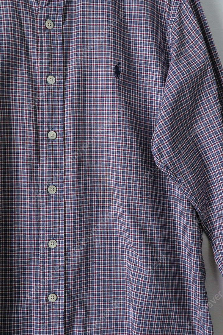 105-110)폴로 정품 남성 타탄체크 남방-1.3만--4