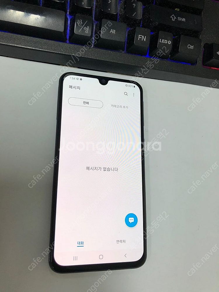 191689 SK 갤럭시A40 블랙 액정SS급 64GB...--2