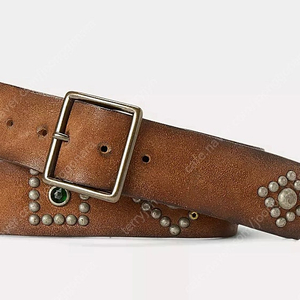 RRL 더블알엘 studded roughout leather belt