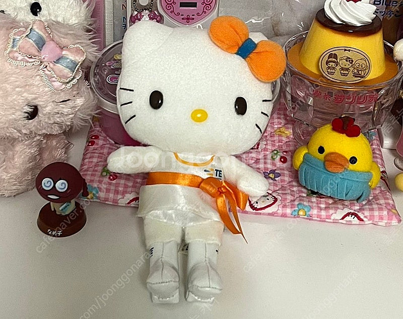 고전 롱다리 빈티지 키티 인형 원피스 구두 키티 산리오--0