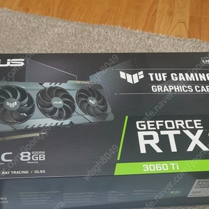 3060ti ASUS TUF OC 8GB LHR 풀박스 상태좋은거 판매합니다