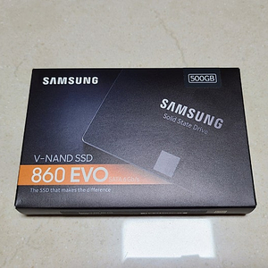 삼성 860 EVO SSD 500GB 미개봉 새제품 판매합니다.