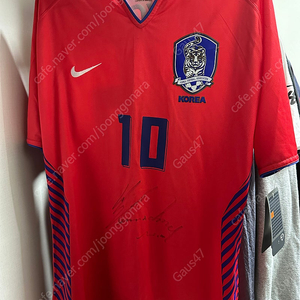 새제품) 2006 대한민국 월드컵용 지급용 박주영 친필싸인 축구 유니폼
