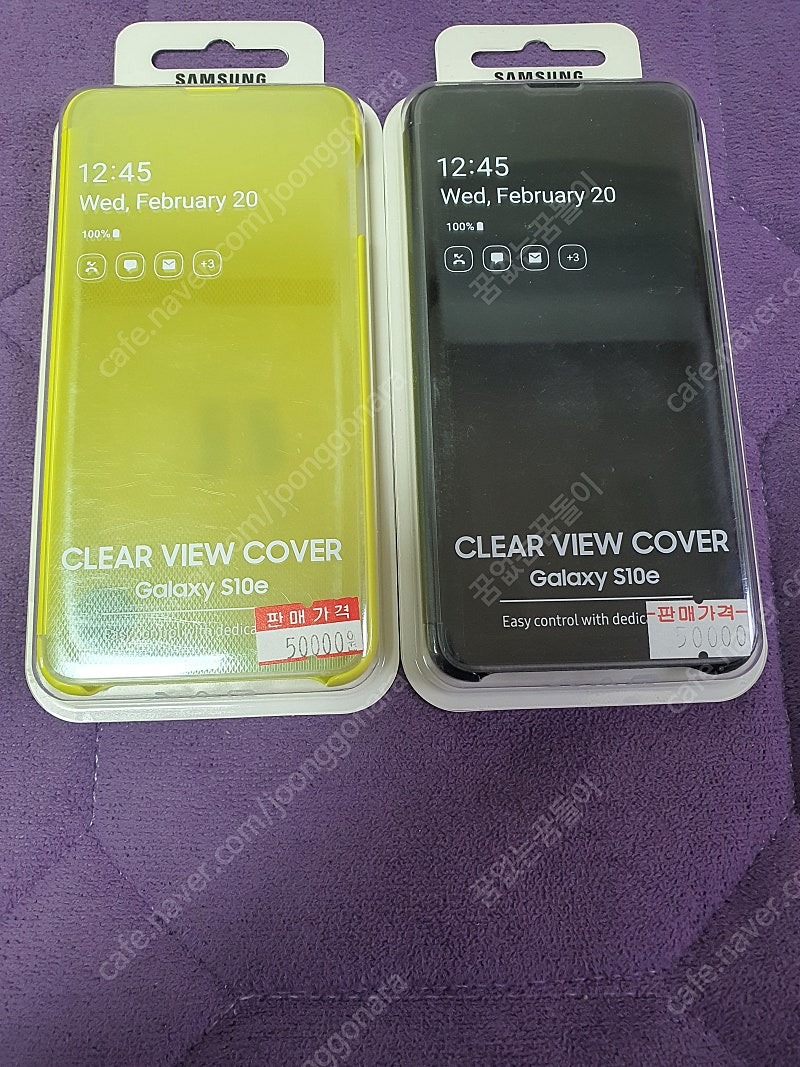삼성 정품 S10e 클리어뷰 커버 케이스 미개봉 새상품 판매합니다.