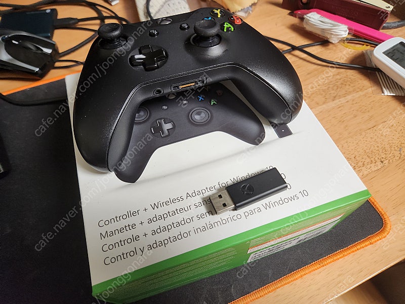 Xbox 3세대 콘트롤러+무선 리시버팩+배터리팩