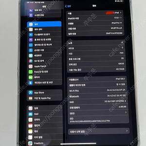 아이패드 프로11인치 1세대 셀룰러 64기가 판매합니다