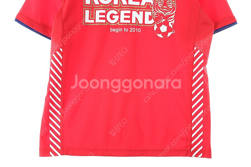 (L) 브랜드빈티지 반팔 티셔츠 레드 국가대표 축구팀 ...--2