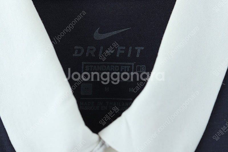 (M) 나이키 반팔 카라 티셔츠 네이비 면 올드스쿨 한...--4
