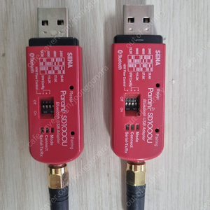 세나테크놀로지 SENA USB 블루투스RS232 무선 시리얼 아답터 Parani-SD1000U 2개 팝니다