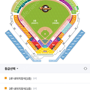 8월2일 기아vs한화 3루1층내야지정석 312블럭 F열 2연석 팝니다