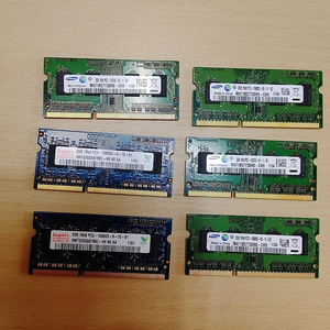 노트북용 ddr3 pc3 램 2gb 6ea 팝니다.