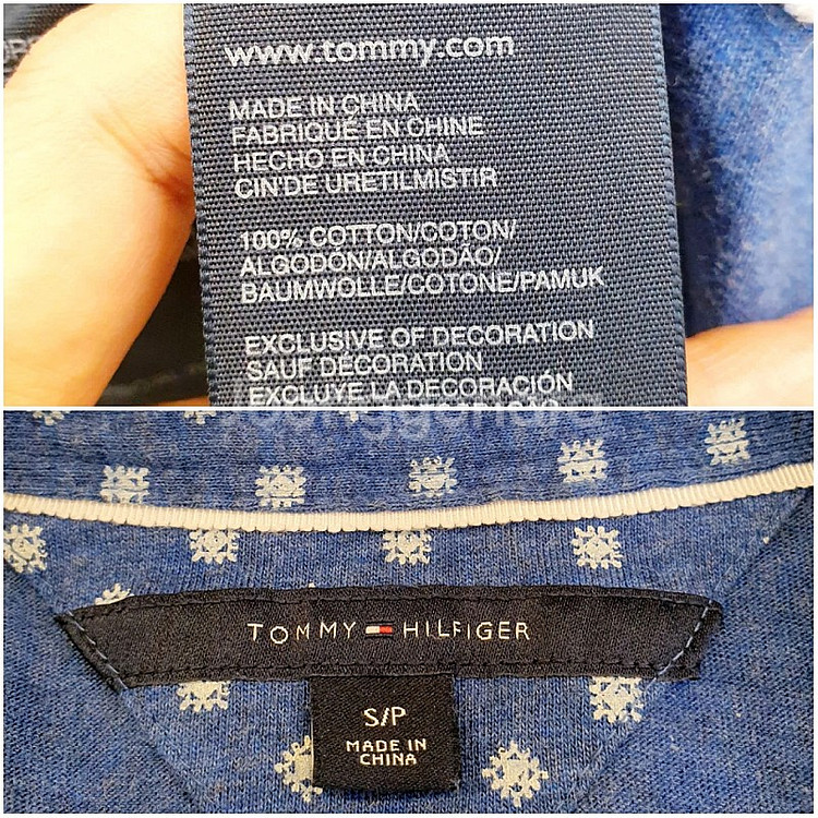 타미힐피거 tommy hilfiger 눈꽃 카라티셔츠 ...--9