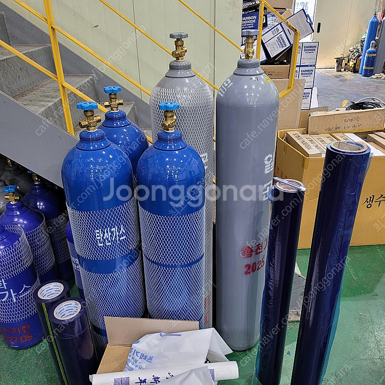 [판매]휴대용 알곤가스통,CO2가스통 새제품(가스완충)--3