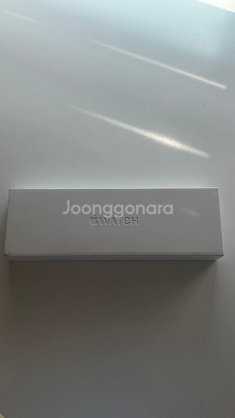 애플워치 9 41mm gps 미드나이트 미개봉--0