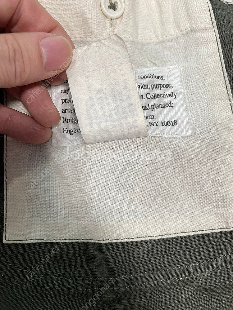 엔지니어드가먼츠 베드포드 립스탑 올리브 S 팝니다--1