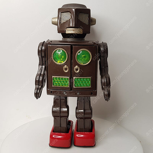 60년대 양철 틴토이 로봇 로보트 태엽 장난감 완구 고전완구 문방구 박물관 태권브이 아톰 마징가 골동품 바보로봇