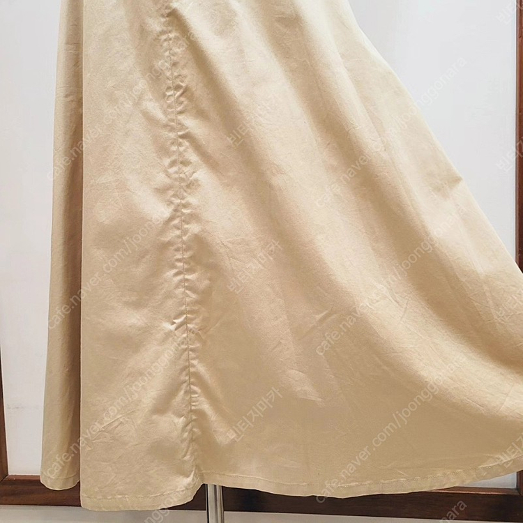 커버낫 코튼 밴딩 플레어 스커트--3