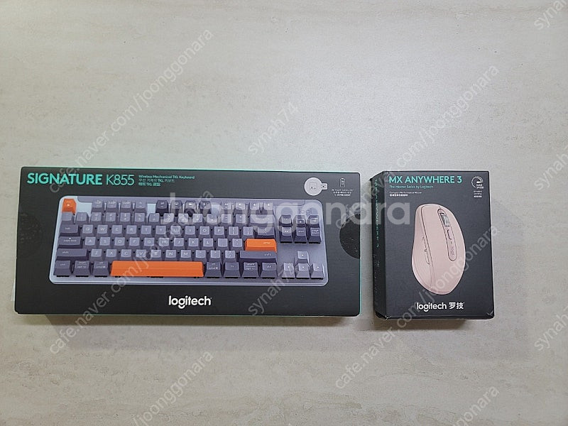 로지텍 K855 키보드 MX ANYWHERE 3 마우스--0