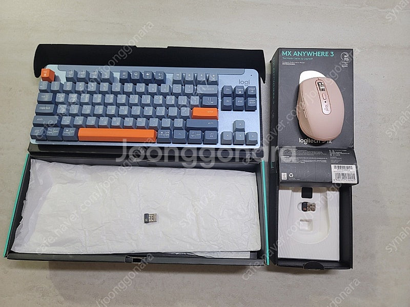 로지텍 K855 키보드 MX ANYWHERE 3 마우스--1