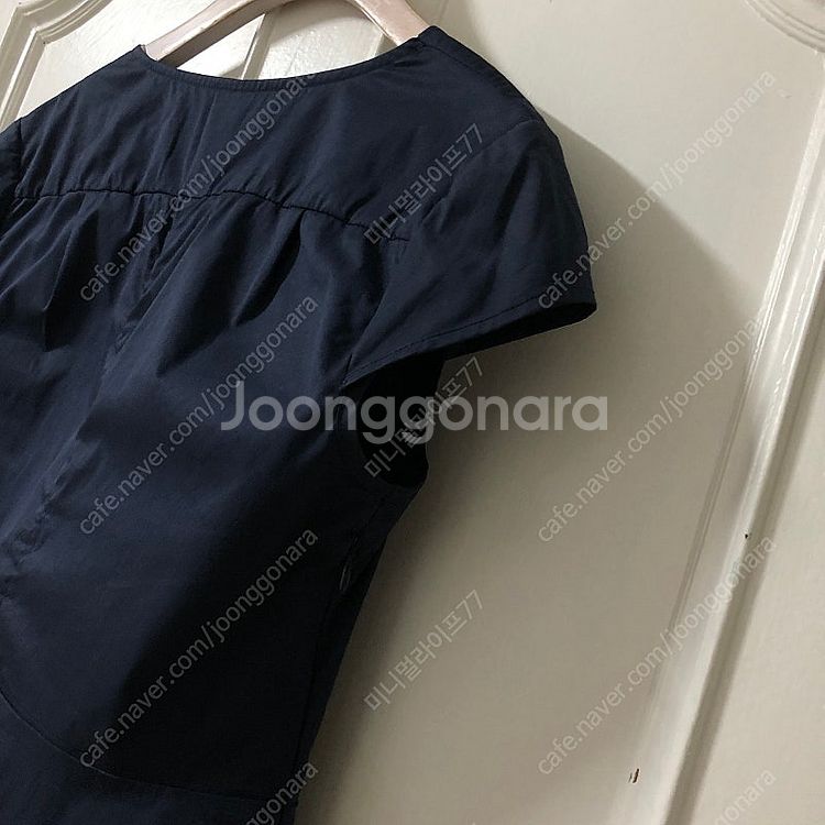 햅번 바스락 코튼 미디 퍼프 원피스 결혼식 하객룩 럭셔...--9