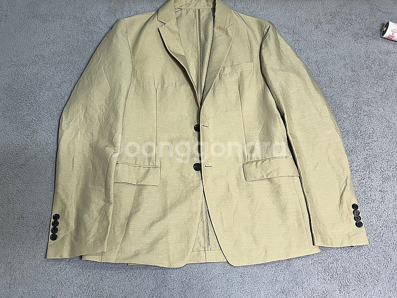 100-105 클럽모나코 린넨 자켓 베이지 블레이져자켓--0