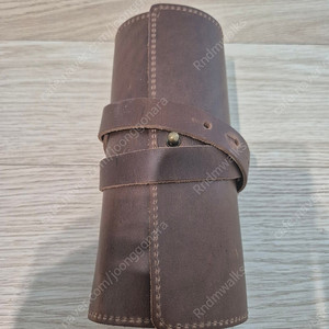 시계 5구 가죽(Real Cattle Leather) 롤 보관 파우치