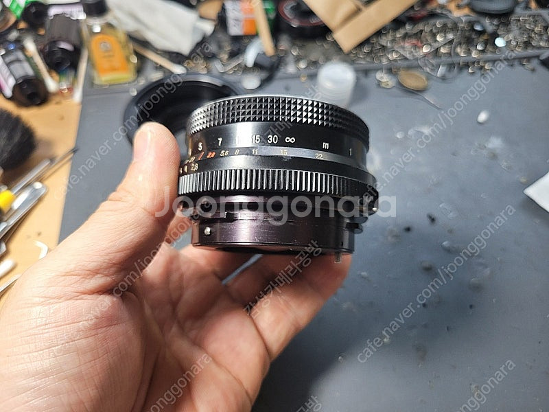 MC BIOMETAR 80mm 2.8 와 아답터--2