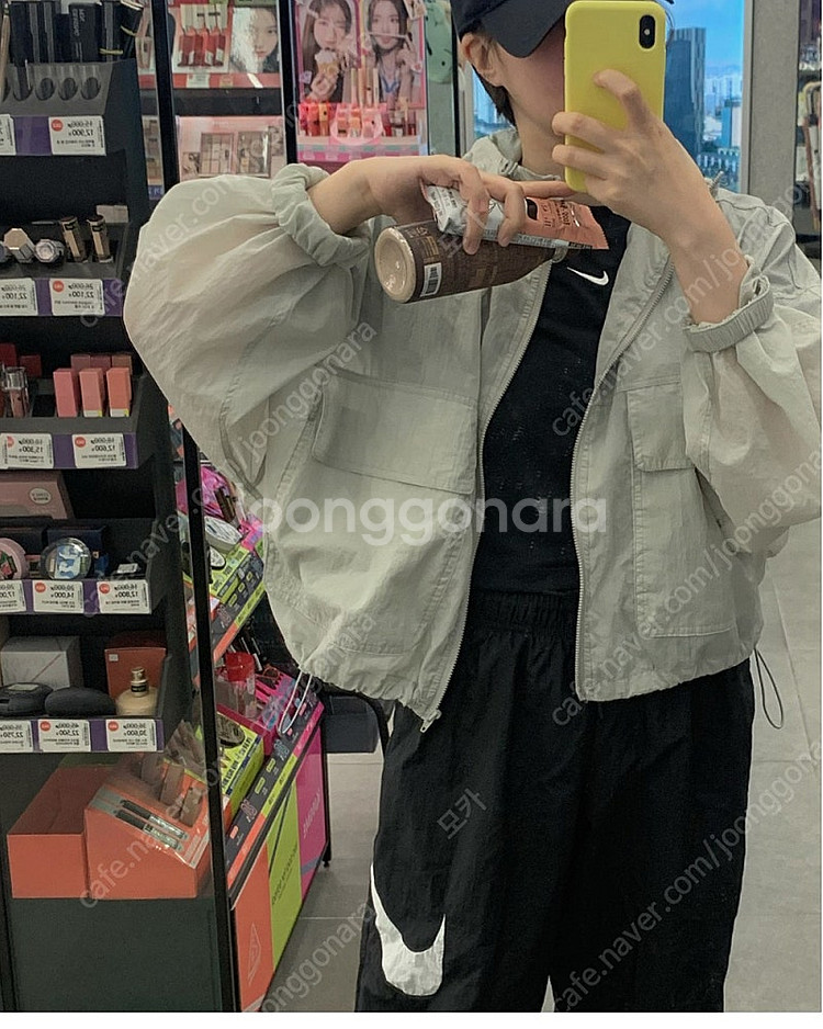 로버티 (구 혜미마켓) 쉬어 후드 점퍼 연그레이--2