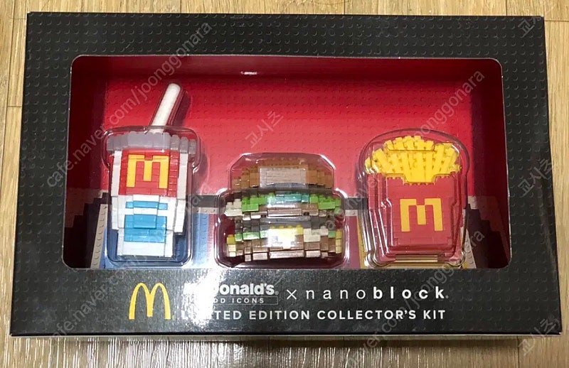일본 맥도날드 45주년 나노블럭 미개봉