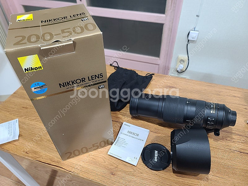 니콘 정품 af-s 200-500 mm f/5.6 ED...--3