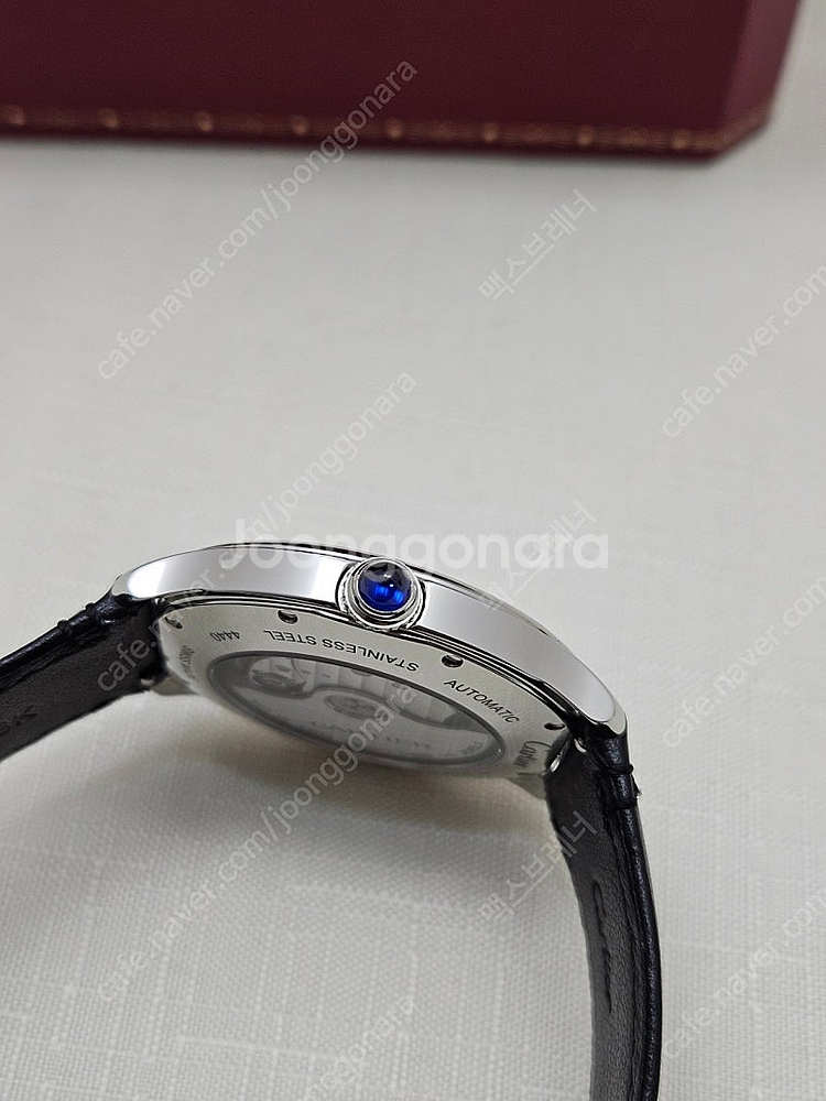 까르띠에 롱드 머스트 40mm 오토매틱 보증서 있음--2