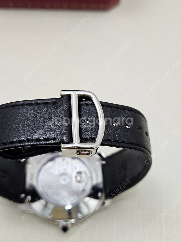 까르띠에 롱드 머스트 40mm 오토매틱 보증서 있음--5