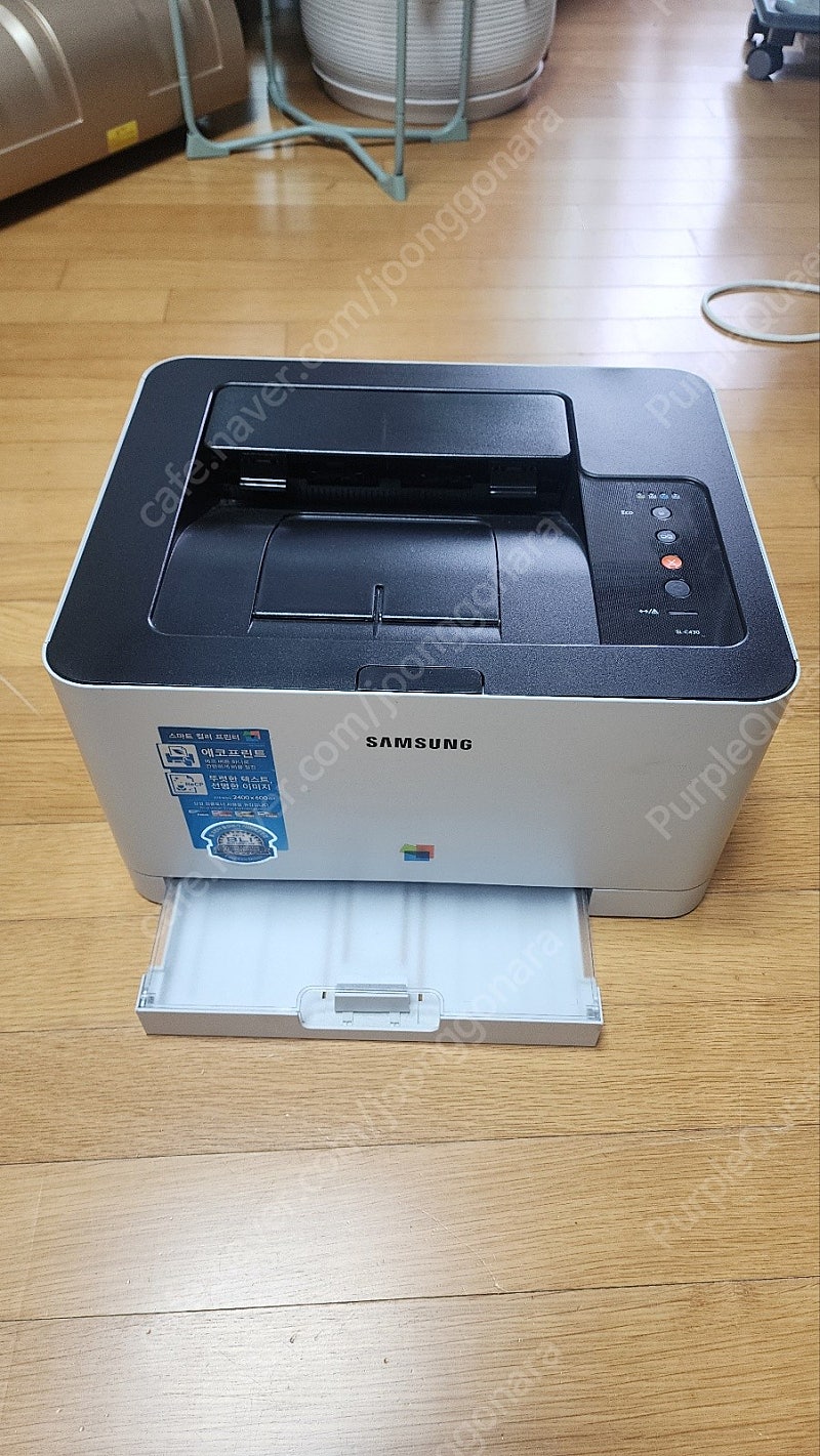 삼성 컬러 레이저 프린터 SL-C430(블랙토너만 소진)