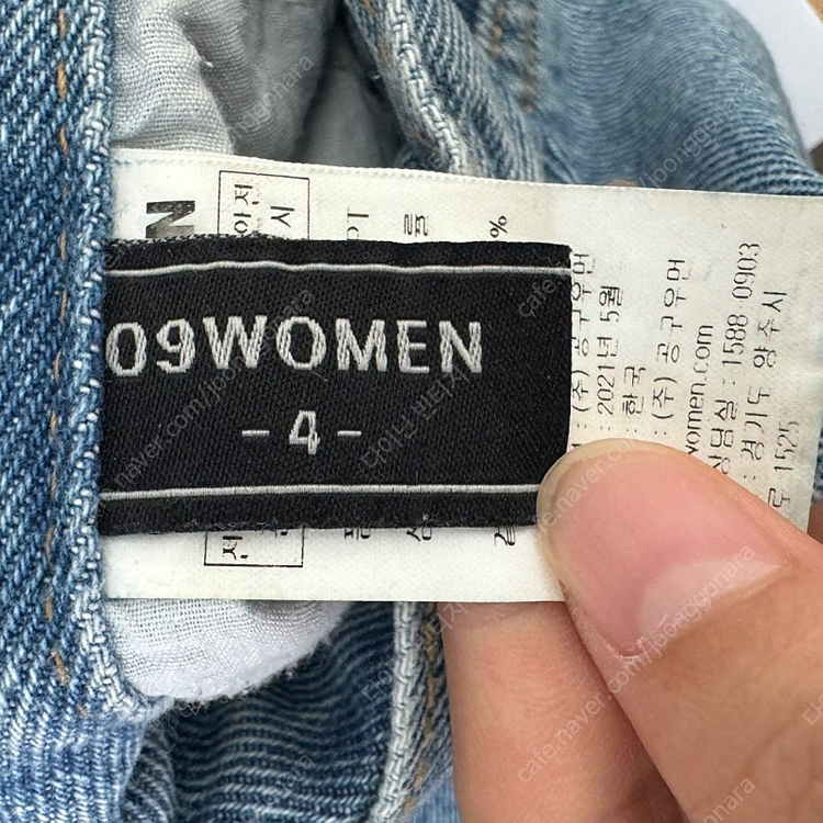 뒷밴딩 청반바지 데님 팬츠 (4 size) 이미지